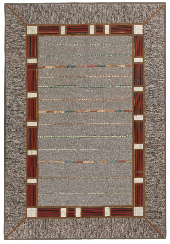 Kilim Tappeto 140 x 210 (Iran) Tessuto A Mano