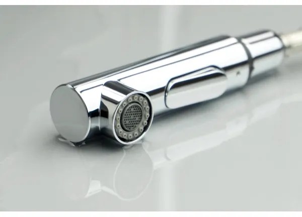 Deante BKM_073M - Rubinetto lavello con doccetta estraibile MOMI cromo lucido