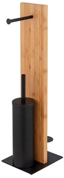 WENKO 25376100 - Set WC LESINA 18x69 cm marrone/nero