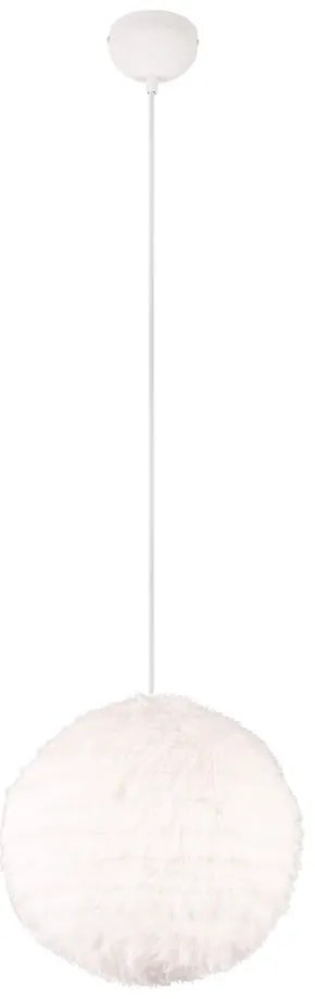Lampada a sospensione crema ø 35 cm Furry - Reality