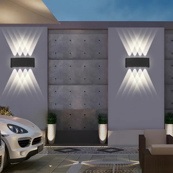 Brilagi - Applique da parete LED per esterni FLAREBOX LED/8W/230V nero IP65