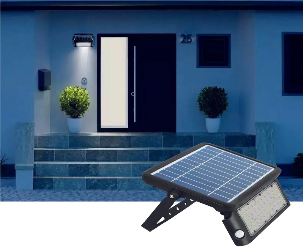 Faretto ad Energia Solare a Led 10 watt