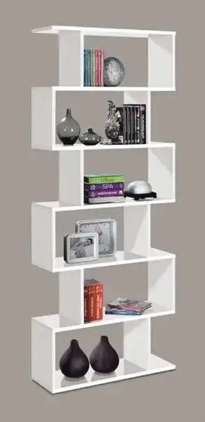 Libreria alta Athena 192hx80x25 bianco