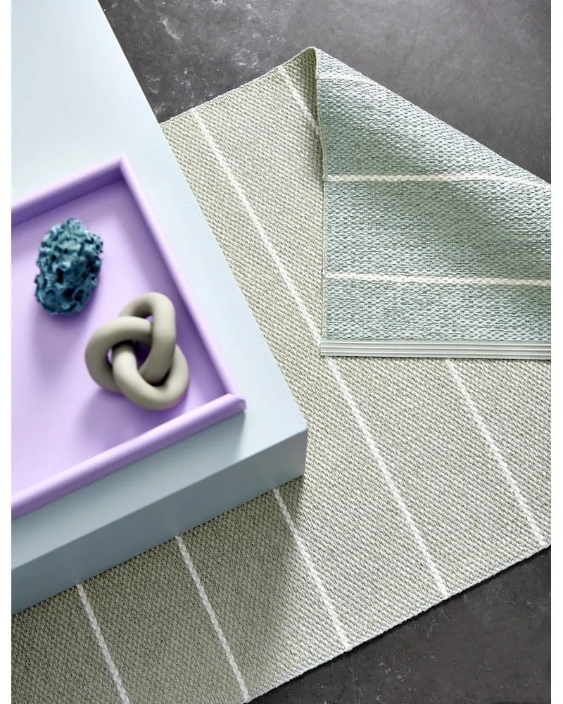 Passatoia da interno/esterno verde chiaro 70x180 cm Carl Sage – Pappelina