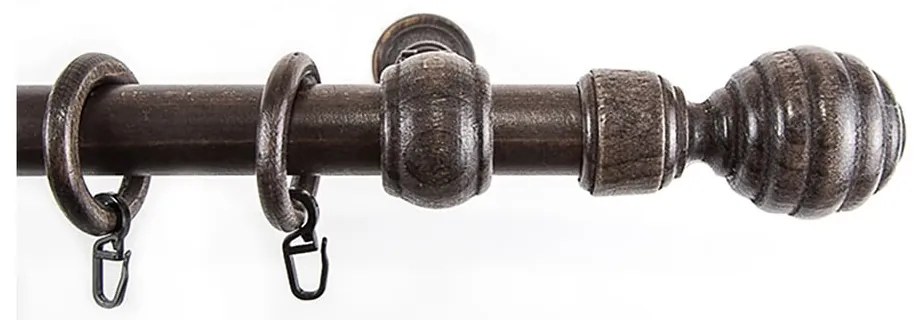 Mantovana in legno 120 cm Granat - SP TREND