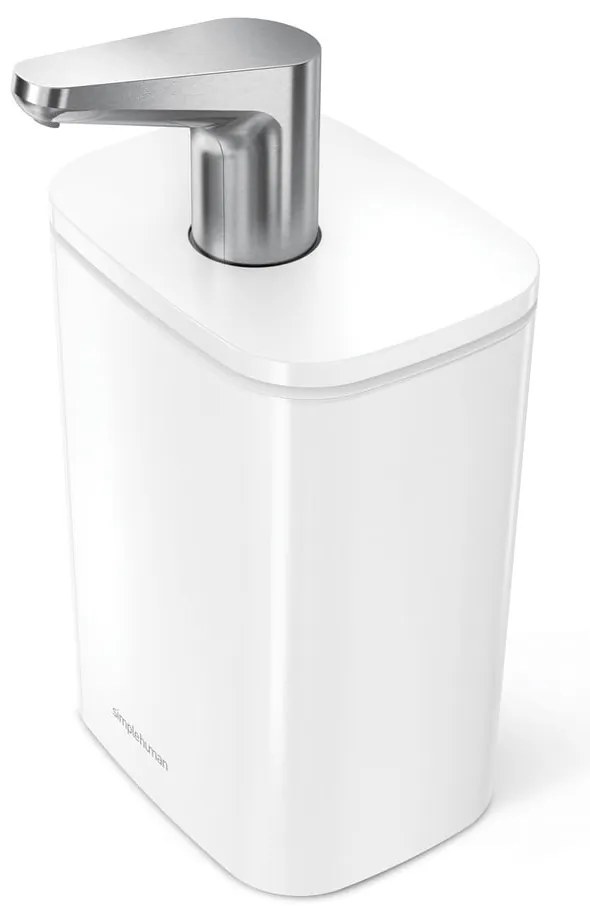 Dispenser di sapone in acciaio bianco 473 ml Pulse - simplehuman