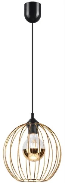 Lampadario a sospensione con filo ZOYA 1xE27/60W/230V oro
