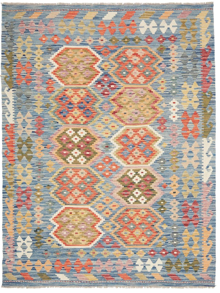 Kilim Tappeto 200x150 (Pakistan) Tessuto A Mano