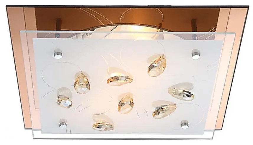 Globo 40412-2 - Plafoniera AYANA 2xE27/40W/230V