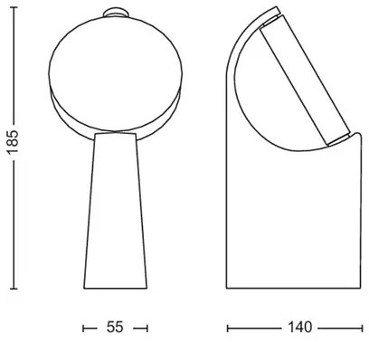 Philips - Lampada da esterno a LED MIMOSA LED/7W/230V 4000K IP44
