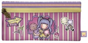 Astuccio Scuola Gorjuss First prize Lilla (22 x 11 x 1.5 cm)