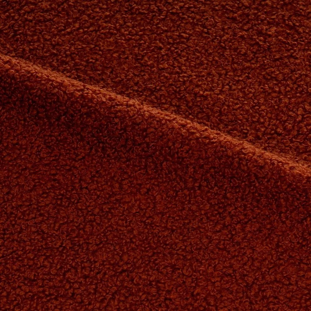 Pelliccia sintetica bordeaux 60x90 cm Sherpa - Casa Selección