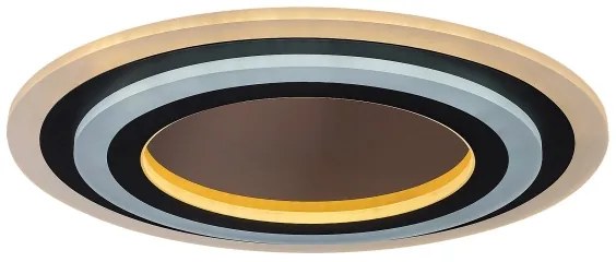 Rabalux 71314-LED lampada da soffitto dimmerabile TANELI 56W/230V 3000/4000/6000K cromo/nero+telecomando