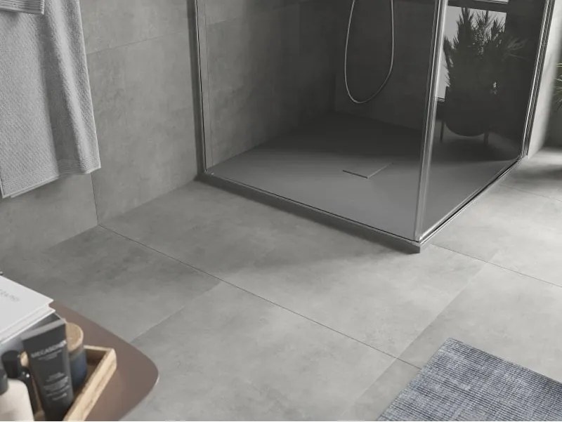 Mexen Hugo piatto doccia quadrato SMC 100 x 100 cm, grigio - 42611010