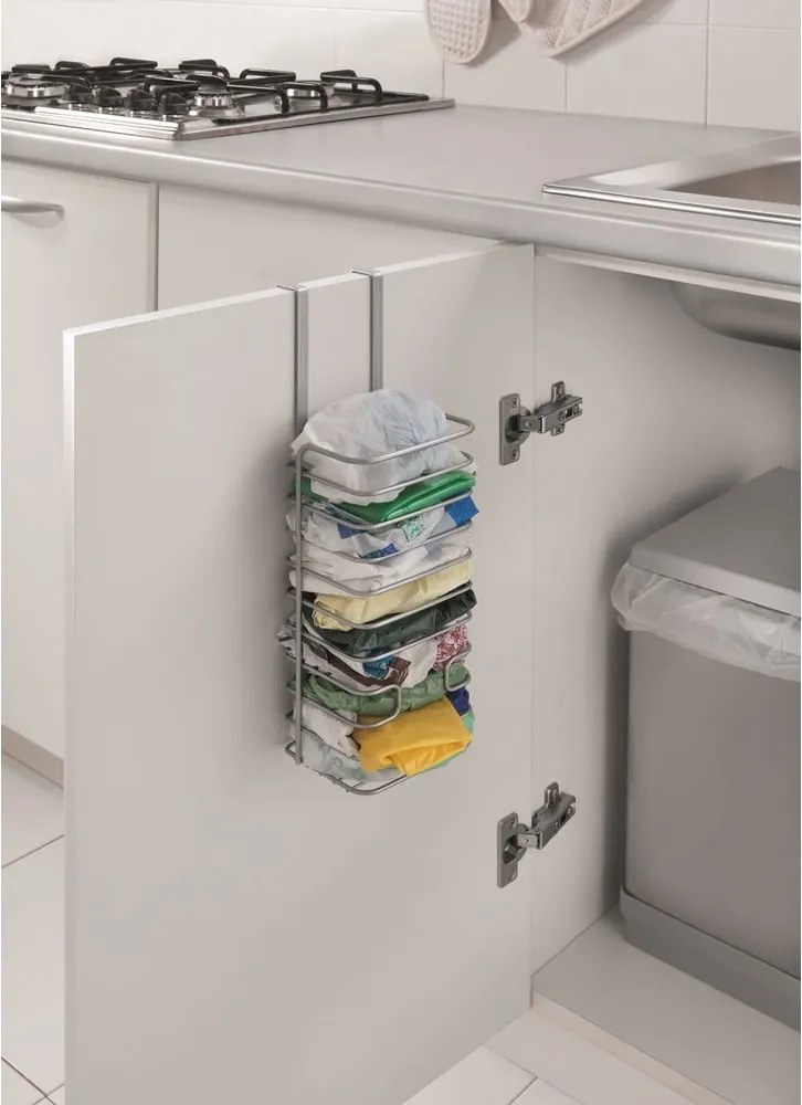Cesto appeso per sacchetti di plastica Galileo - Metaltex