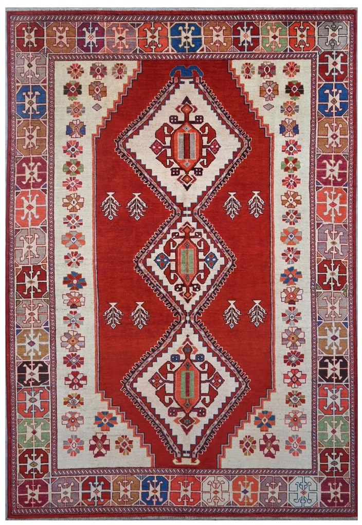 Kazak Tappeto orientale 200x300 (Pakistan) Annodato A Mano