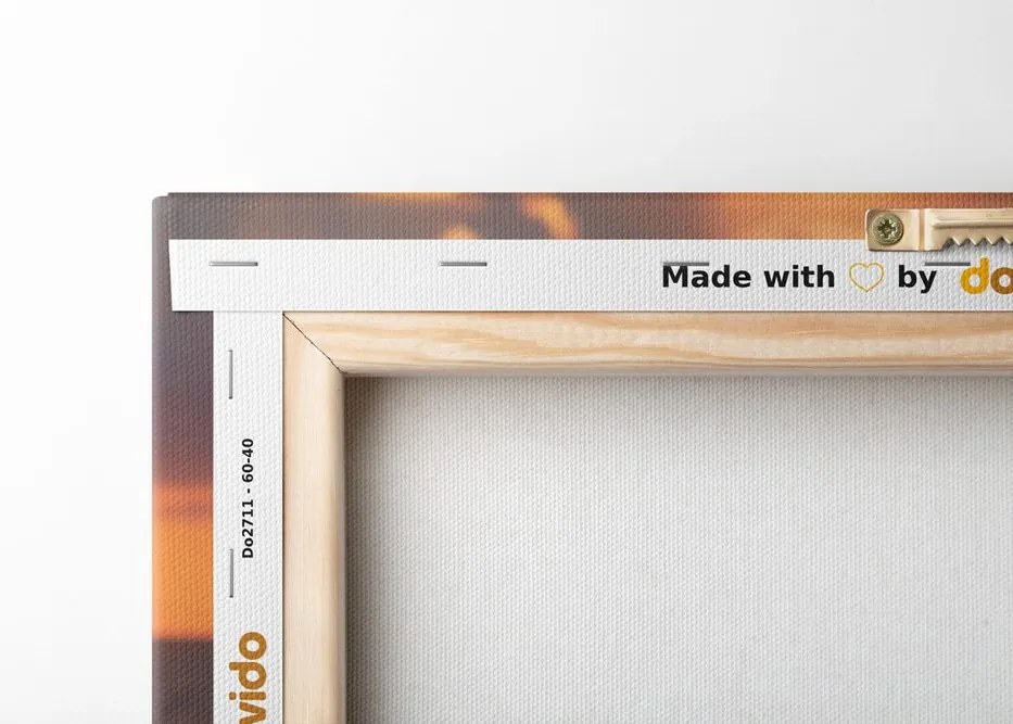 Quadro su tela – Capibara al tramonto