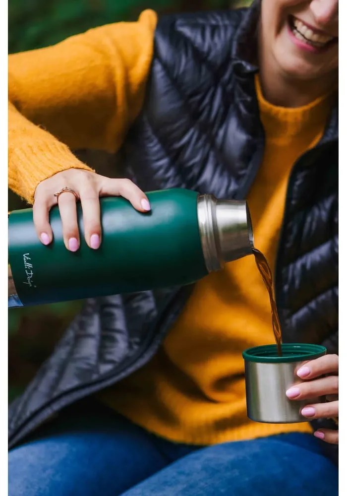 Tazza termica da viaggio verde Fuori, 1 l - Vialli Design