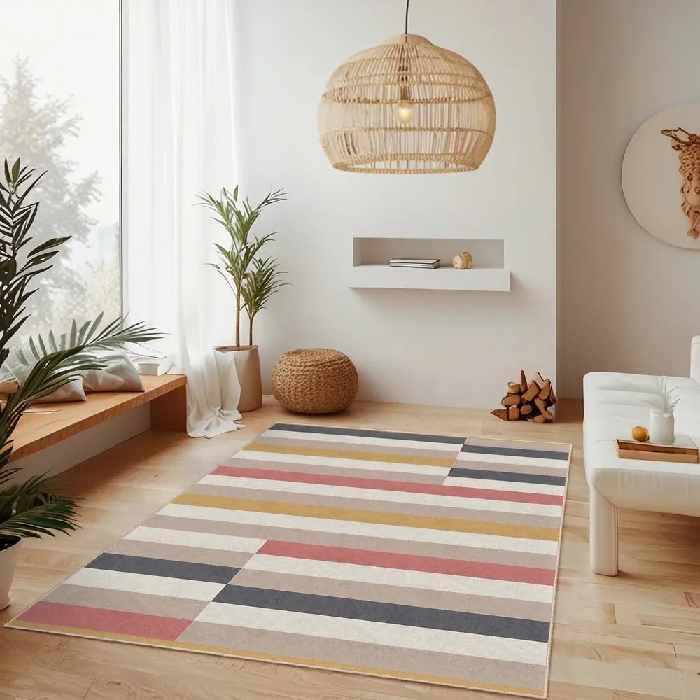 Passatoia lavabile 60x230 cm Rosy Bandas – Mila Home