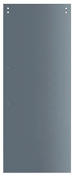 Anta per porta scorrevole esterno muro Fumè Traparente, in vetro L 96 x H 215 cm spessore 10 mm, apertura reversibile