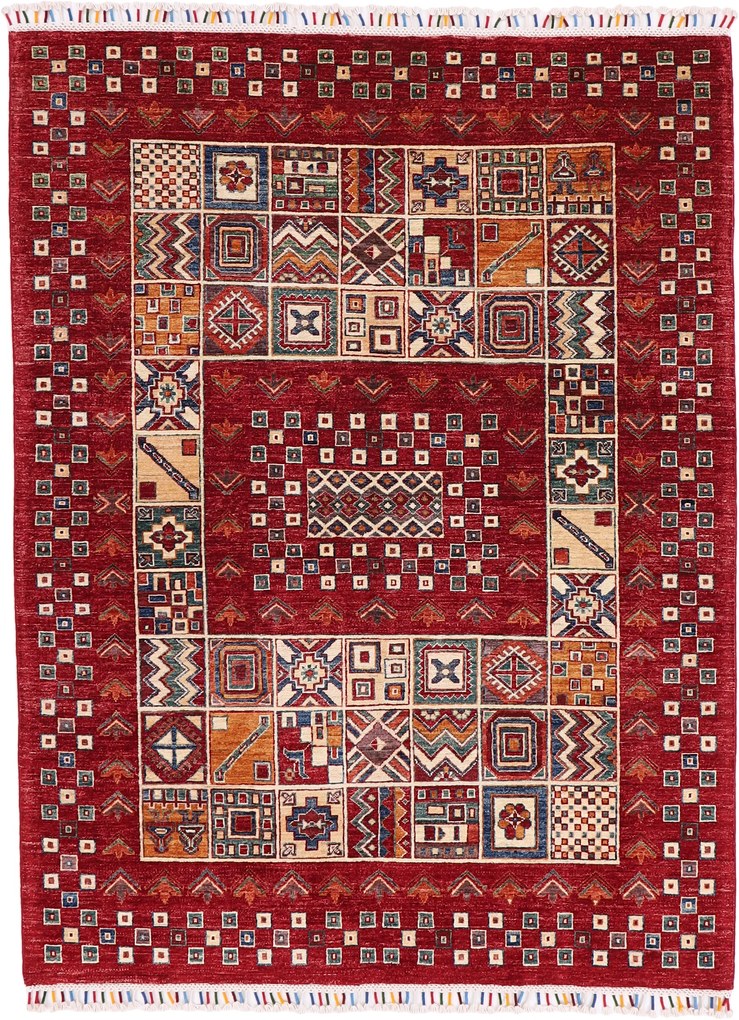 Samarkand Tappeto 160x210 (Pakistan) Annodato A Mano