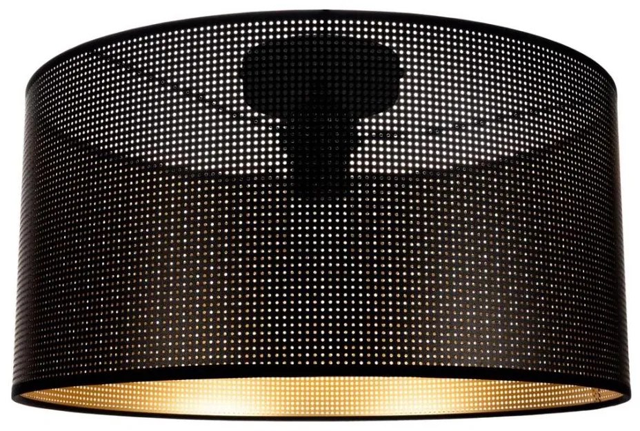 Plafoniera ALDO 1xE27/60W/230V diametro 40 cm nero