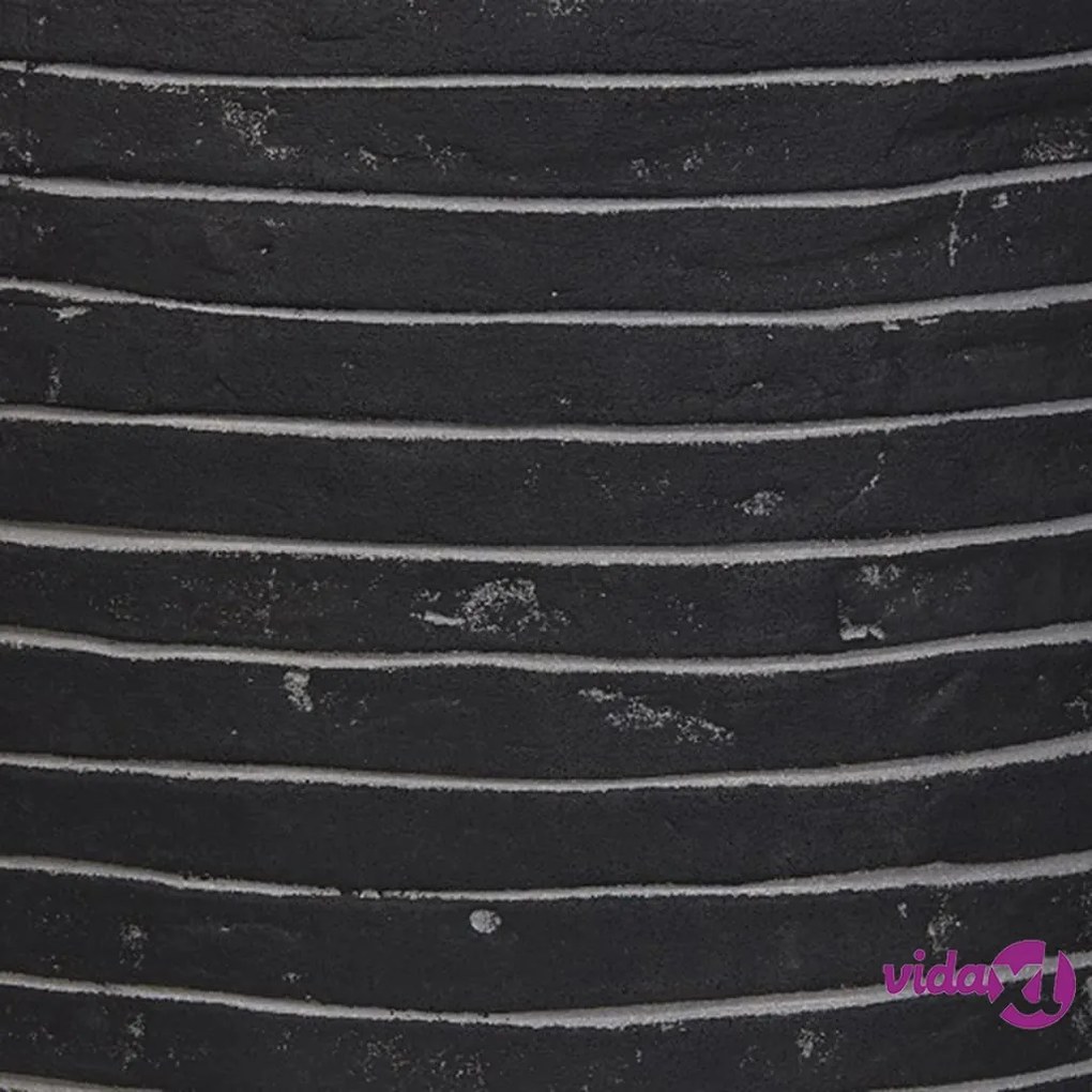 Capi Vaso Nature Row Elegante Basso 36x47 cm Antracite KRWZ782