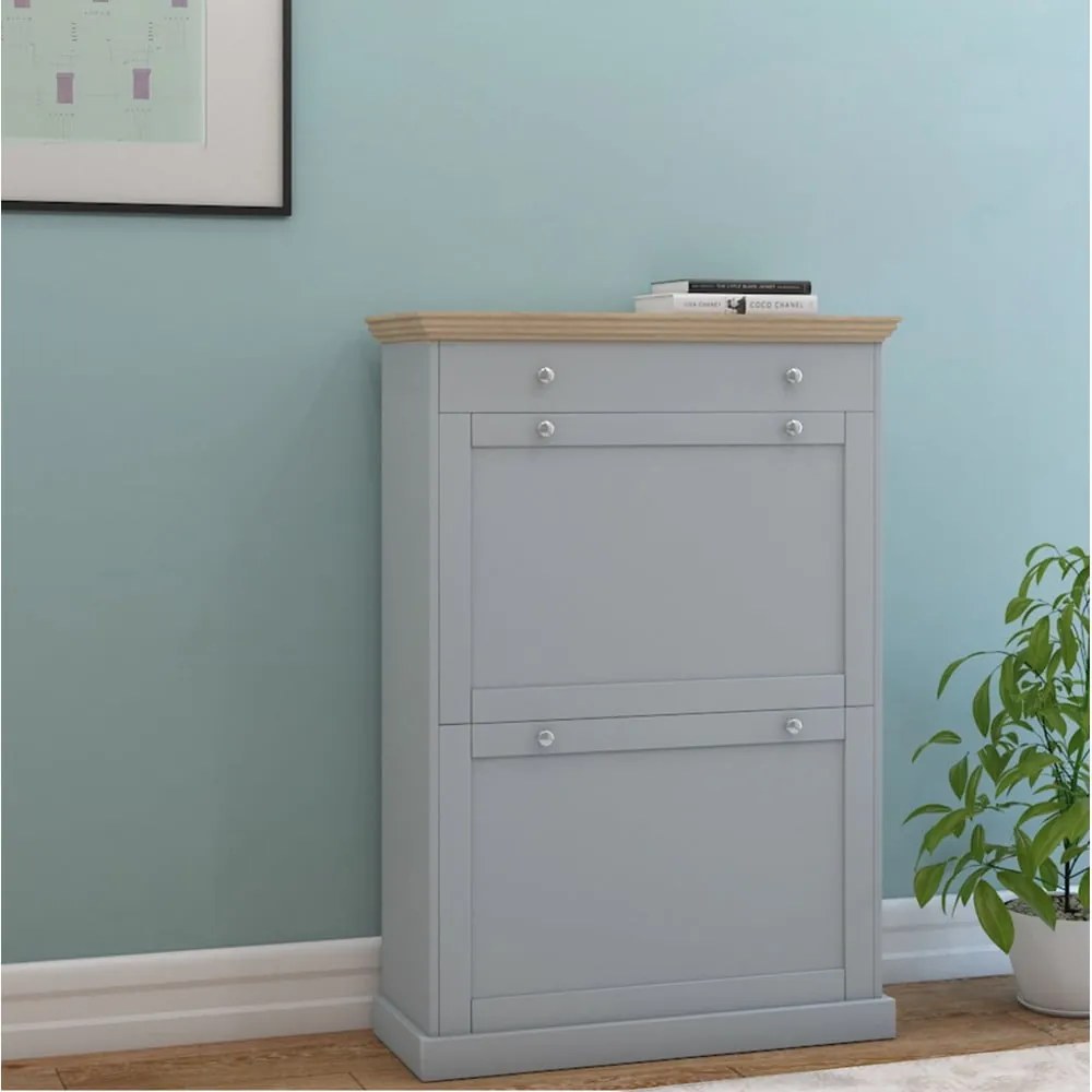 Scarpiera a ribalta grigia Binz - Støraa