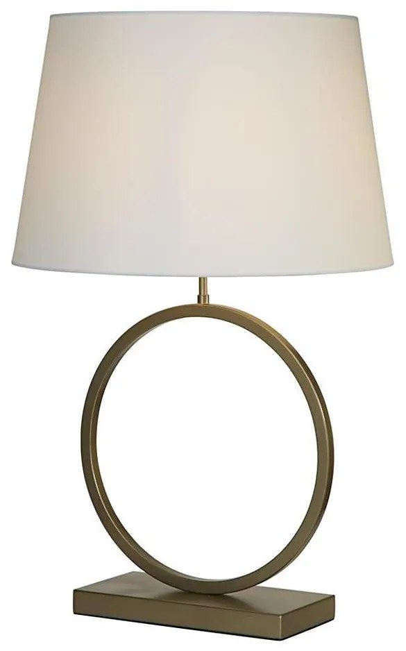 Searchlight EU93102WH - Lampada da tavolo ELEGANT 1xE27/60W/230V bianca