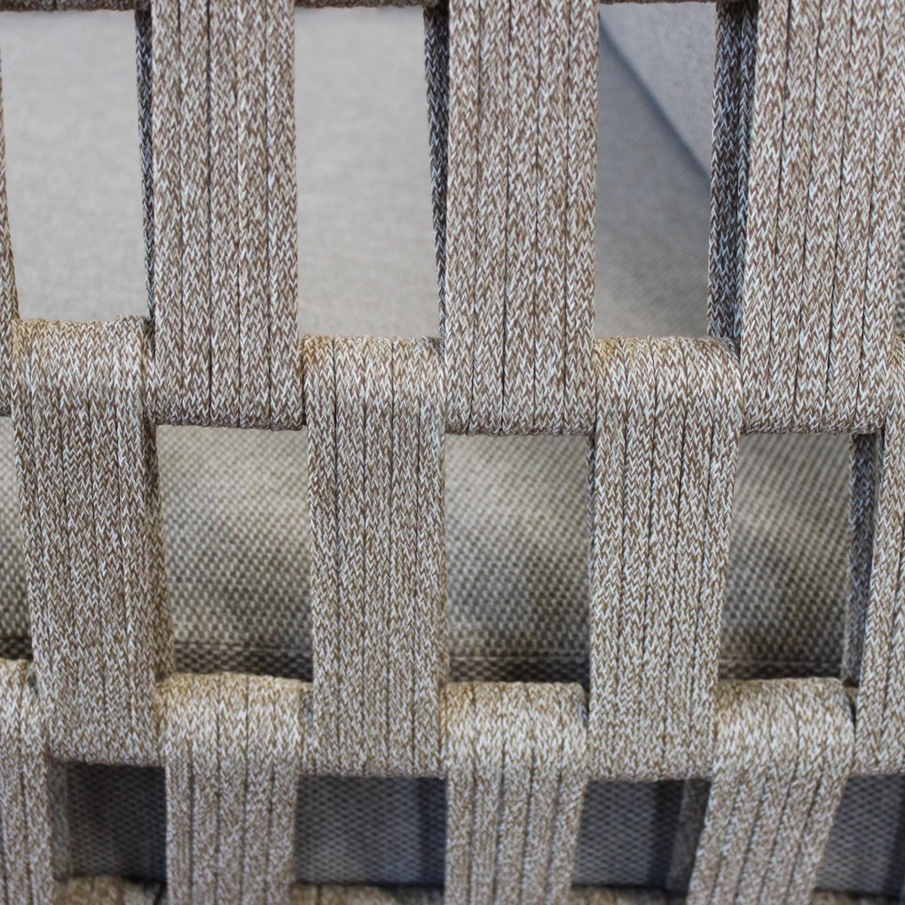 CASCADA - salotto outdoor in alluminio grigio chiaro, antracite o naturale