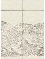 Coordonne Wandbild Waves - Papyrus