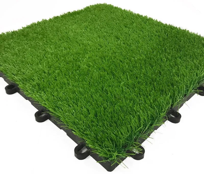 Piastrella d'appoggio in pvc Erba Professional verde L 50 x L 50 cm x Sp. 25 mm, 4 pezzi