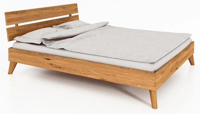 Letto matrimoniale in rovere 160x200 cm Greg 2 - The Beds