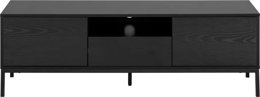 Mobile TV nero effetto frassino 140x45 cm Seaford - Actona