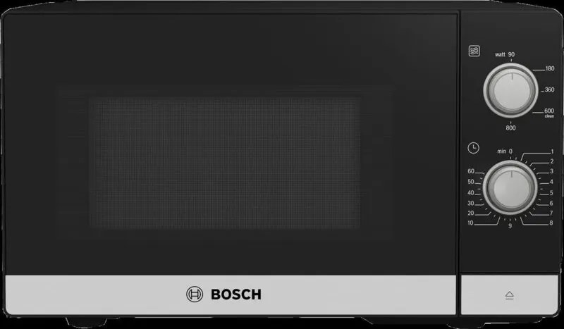 Bosch - Serie 2 microonde a libera installazione, 44 x 26 cm, acciaio inox, FFL020MS2