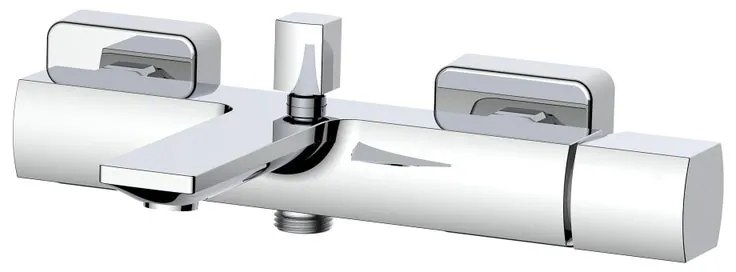Rubinetto per vasca Coral per muro cromo AQUASANIT