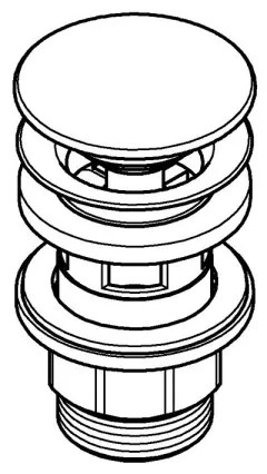 GROHE 40824000 - Set di scarico, finitura cromo lucido