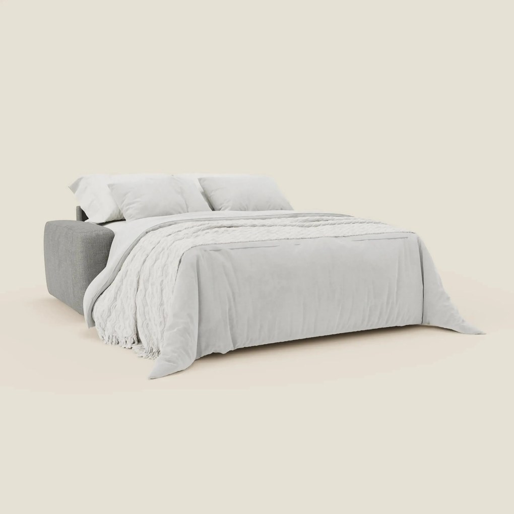 Cloud Divano letto materasso H17 cm dai morbidi cuscini in tessuto impermeabile T06 grigio