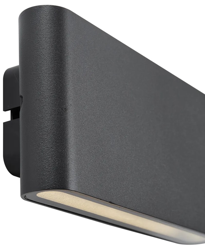 Lampada da parete nera magnetica con LED ricaricabile - Batt