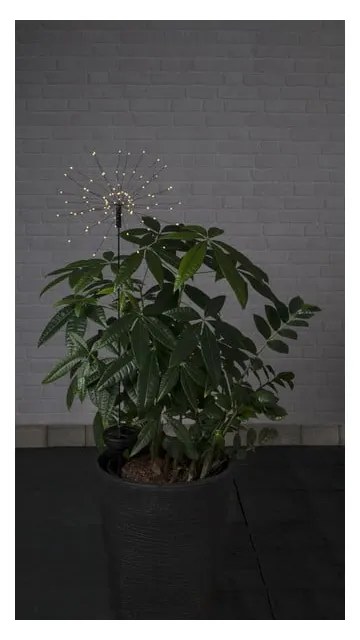 Apparecchio solare a LED per esterni con LED bianchi , altezza 100 cm Firework - Star Trading