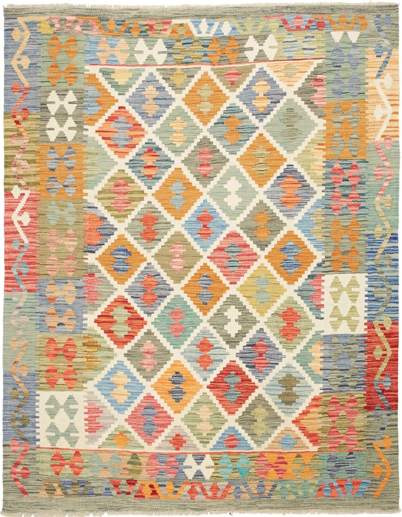 Kilim Tappeto 150x190 (Pakistan) Tessuto A Mano