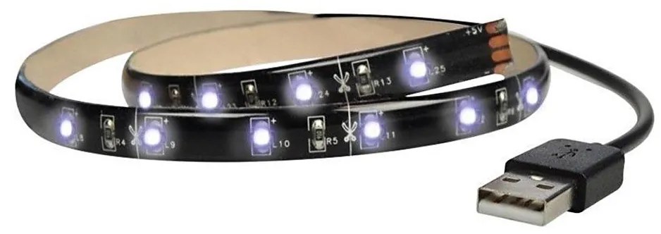 Solight PB09-Striscia LED per TV LED/USB/100cm