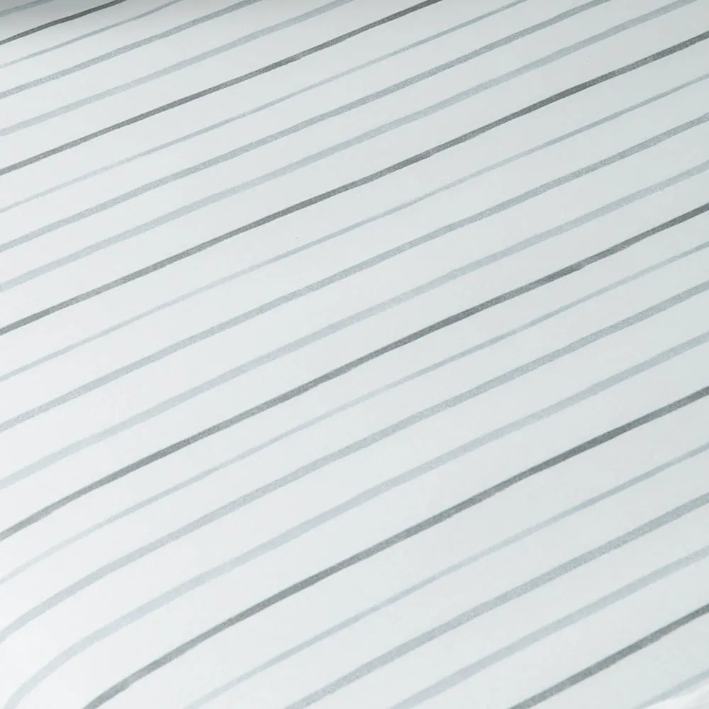 Lenzuolo con angoli per bambini bianco in cotone per letto singolo 90x190 cm Stars – Bianca