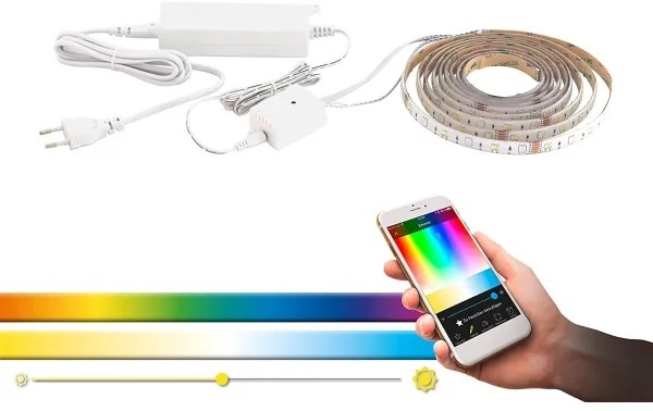 Eglo 31409 - Striscia LED RGBW dimmerabile 5m LED/11W/12/230V 2700-6500K