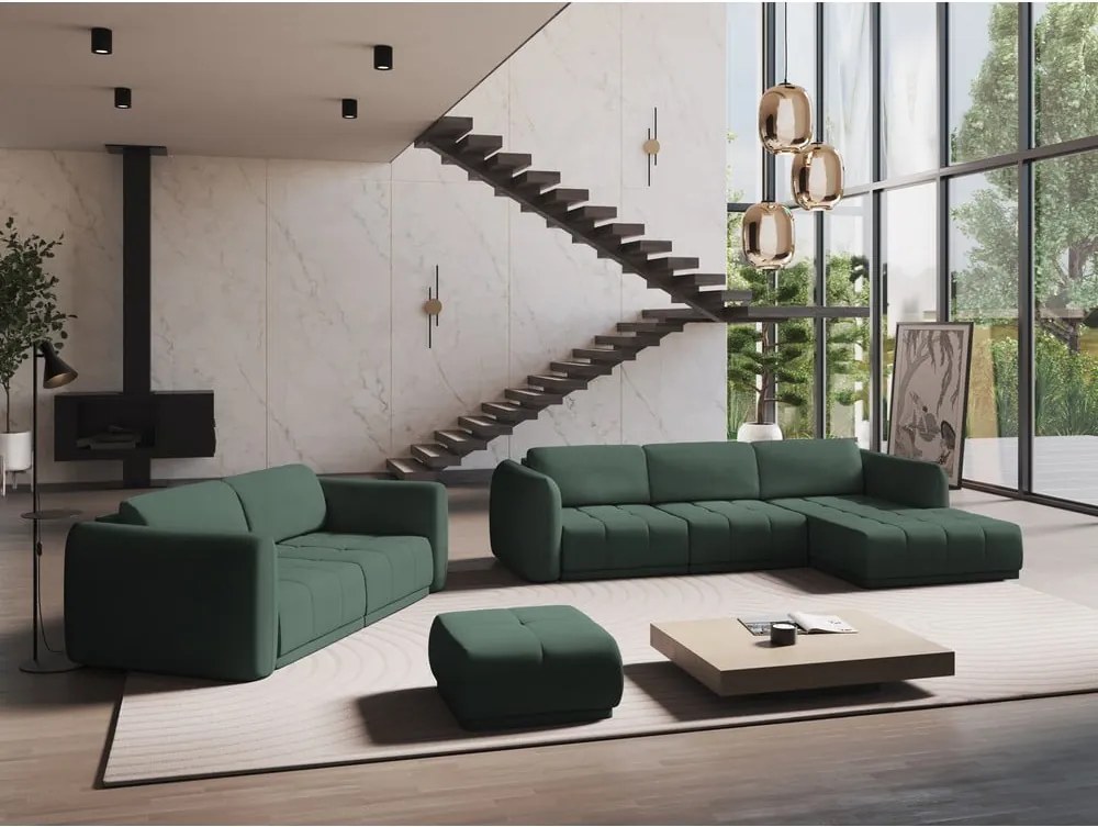 Divano verde 210 cm Hoku – Makamii