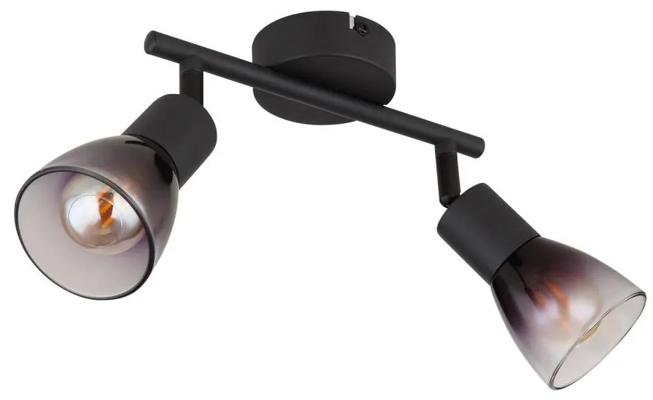 Globo 54312-2 - Faretto SATELLA 2xE14/25W/230V nero