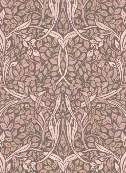 Eijffinger Carta da parati Swirling Leaves - Autumn