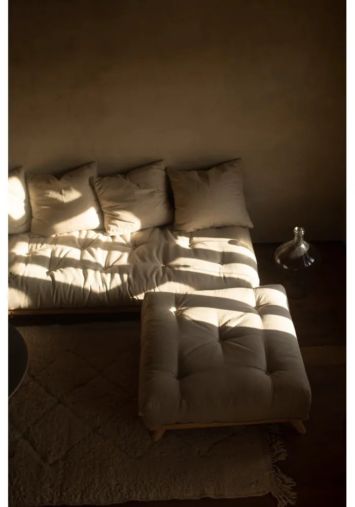 Poggiapiedi Naturale Chiaro/Grigio Senza - Karup Design