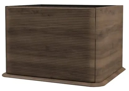 Mobile da bagno sospeso sotto lavabo Bohemia L 64 x H 42 x P 50 cm noce laccato opaco, 1 cassetto BADEN HAUS