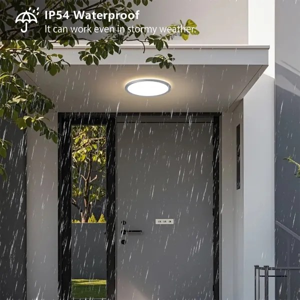 Brilagi - Plafoniera da bagno LED ultra sottile LED/18W/230V Ø 30 cm argento IP54